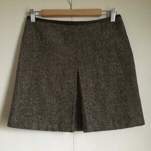 Vintage RW&CO. Wool Pleated Mini Skirt Dark Academia 3